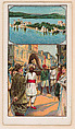 Teypore, Winter Palace, Udaipur, bakery card from the Around the World Series (D92), issued by White Star Bakery, White Star Bakery  American, Commercial color lithograph