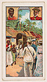 In Colombo, Native Town, bakery card from the Around the World Series (D92), issued by White Star Bakery, White Star Bakery  American, Commercial color lithograph
