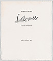 Seven Etchings, Frank Lobdell (American, Kansas City, Missouri 1921–2013 Palo Alto, California), Hardground etching