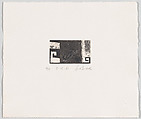 Seven Etchings, Frank Lobdell (American, Kansas City, Missouri 1921–2013 Palo Alto, California), Hardground etching