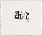 Seven Etchings, Frank Lobdell (American, Kansas City, Missouri 1921–2013 Palo Alto, California), Hardground etching