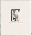 Seven Etchings, Frank Lobdell (American, Kansas City, Missouri 1921–2013 Palo Alto, California), Hardground etching
