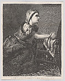 La Prière (The Prayer), from "Illustrated London News", William Luson Thomas British, Wood engraving