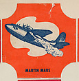 Martin Mars, from the Modern Planes Bread End Labels series (D290-11) issued by Tastee Bread, Tastee Bread, Commercial color lithograph
