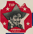 Cisco Kid, from the Cisco Kid's Choice Bread End Labels series (D290-4) issued by Tip Top Bread, Tip Top Bakeries, Commercial color lithograph