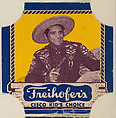 Cisco Kid (blue border set), from the Bread End Labels series (D290-4) issued by Freihofers Baking Company, Freihofer Baking Company  American, Commercial color lithograph