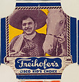 Cisco Kid (blue border set), from the Bread End Labels series (D290-4) issued by Freihofers Baking Company, Freihofer Baking Company  American, Commercial color lithograph