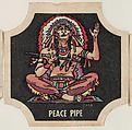 Peace Pipe, from the Indians and Westerners bread end labels series (D290-10), Commercial color lithograph