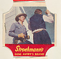 Gene Autry's Brand, Series 3, No. 16, from the Gene Autry's Brand bread end labels series (D290-7) issued by Stroehmann Bread Company, Stroehmann Bread Company, Commercial color lithograph