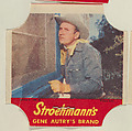 Gene Autry's Brand, Series 3, No. 12, from the Gene Autry's Brand bread end labels series (D290-7) issued by Stroehmann Bread Company, Stroehmann Bread Company, Commercial color lithograph