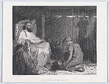 David Brought Before Saul, from "The Art Journal," opposite p. 100, Samuel S. Smith British, Etching and engraving