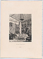L'appartement du Comte de Mornay, Adolphe Martial Potémont, called Martial  French, Etching