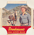 Gene Autry's Brand, Series 3, No. 5, from the Gene Autry's Brand bread end labels series (D290-7) issued by Stroehmann Bread Company, Stroehmann Bread Company, Commercial color lithograph