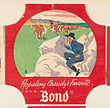 No. 8, from the Hopalong Cassidy bread labels series (D290-8) issued by Bond Bread, Bond Bread, Commercial color lithograph