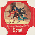 No. 45, from the Hopalong Cassidy bread labels series (D290-8) issued by Bond Bread, Bond Bread, Commercial color lithograph