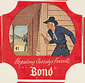 No. 41, from the Hopalong Cassidy bread labels series (D290-8) issued by Bond Bread, Bond Bread, Commercial color lithograph