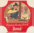 No. 36, from the Hopalong Cassidy bread labels series (D290-8) issued by Bond Bread, Bond Bread, Commercial color lithograph