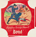 No. 30, from the Hopalong Cassidy bread labels series (D290-8) issued by Bond Bread, Bond Bread, Commercial color lithograph