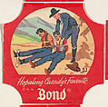 No. 31, from the Hopalong Cassidy bread labels series (D290-8) issued by Bond Bread, Bond Bread, Commercial color lithograph