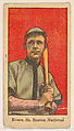 Evers, 2nd Base, Boston, National League, from the Baseball Players series (D303), issued by the General Baking Company, General Baking Company  American, Commercial color lithograph