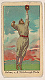 Oakes, Center Field, Pittsburgh, Federal League, from the Baseball Players series (D303), issued by the General Baking Company, General Baking Company  American, Commercial color lithograph