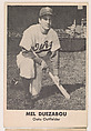 Mel Duezabou, Oaks Outfielder, from the Oakland Baseball Players (Oaks) series (D317), issued by Sunbeam Bread and Remar Bread, Sunbeam Bread, Commercial color lithograph