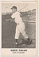 Augie Galan, Oaks Outfielder, from the Oakland Baseball Players (Oaks) series (D317), issued by Sunbeam Bread and Remar Bread, Sunbeam Bread, Commercial color lithograph
