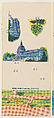 United States Capitol, bakery insert card from the Famous American Shrines series (D29), issued by the Ward Baking Company, Ward Baking Company, Commercial color lithograph