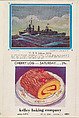 Kelley's Weekly Bulletin with cards from the Our Navy series (D62) to be cut out and pasted in album, issued by the Kelley Baking Company, February 20-26 edition, includes card no. 5, U. S. S. Edison (439). (Album 307, page 88), Kelley Baking Company American, Commercial color lithograph