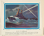 No. 22, U. S. S. California, collector card from the Our Navy series (D62), issued by the Kelley Baking Company, Kelley Baking Company American, Commercial color lithograph