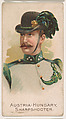 Austria-Hungary, Sharpshooter, from the Army Cards series (E1) to promote Army Caramels for The Breisch-Williams Co., Inc., The Breisch-Williams Co., Inc., Oxford, Pennsylvania  American, Commercial color lithograph