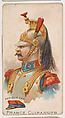 France, Cuirassier, Fatigue Cap, from the Army Cards series (E1) to promote Army Caramels for The Breisch-Williams Co., Inc., The Breisch-Williams Co., Inc., Oxford, Pennsylvania  American, Commercial color lithograph