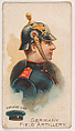 Germany, Field Artillery, Fatigue Cap, from the Army Cards series (E1) to promote Army Caramels for The Breisch-Williams Co., Inc., The Breisch-Williams Co., Inc., Oxford, Pennsylvania  American, Commercial color lithograph