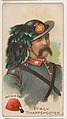 Italy, Sharpshooter, Fatigue Cap, from the Army Cards series (E1) to promote Army Caramels for The Breisch-Williams Co., Inc., The Breisch-Williams Co., Inc., Oxford, Pennsylvania  American, Commercial color lithograph