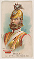 Russia, Chevalier Guard, Fatigue Cap, from the Army Cards series (E1) to promote Army Caramels for The Breisch-Williams Co., Inc., The Breisch-Williams Co., Inc., Oxford, Pennsylvania  American, Commercial color lithograph