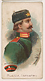 Russia, Infantry, Fatigue Cap, from the Army Cards series (E1) to promote Army Caramels for The Breisch-Williams Co., Inc., The Breisch-Williams Co., Inc., Oxford, Pennsylvania  American, Commercial color lithograph
