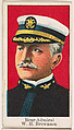 Rear-Admiral W.H. Brownson, from the Navy Candy series (E2) for The Lauer & Suter Co., The Lauer & Suter Co., Baltimore American, Commercial color lithograph