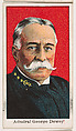 Admiral George Dewey, from the Navy Candy series (E2) for The Lauer & Suter Co., The Lauer & Suter Co., Baltimore American, Commercial color lithograph