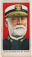 Rear-Admiral Jas. H. Sands, from the Navy Candy series (E2) for The Lauer & Suter Co., The Lauer & Suter Co., Baltimore American, Commercial color lithograph