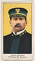 Rear-Admiral William H. Emory, from the Navy Candy series (E2) for The Lauer & Suter Co., The Lauer & Suter Co., Baltimore American, Commercial color lithograph