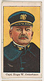 Captain Hugo W. Osterhaus, from the Navy Candy series (E2) for The Lauer & Suter Co., The Lauer & Suter Co., Baltimore American, Commercial color lithograph