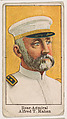 Rear-Admiral Alfred T. Mahan, from the Navy Candy series (E2) for The Lauer & Suter Co., The Lauer & Suter Co., Baltimore American, Commercial color lithograph
