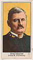 Rear-Admiral John E. Pillsbury, from the Navy Candy series (E2) for The Lauer & Suter Co., The Lauer & Suter Co., Baltimore American, Commercial color lithograph