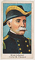Rear-Admiral Colby M. Chester, from the Navy Candy series (E2) for The Lauer & Suter Co., The Lauer & Suter Co., Baltimore American, Commercial color lithograph