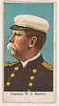 Captain W. J. Baxter, from the Navy Candy series (E2) for The Lauer & Suter Co., The Lauer & Suter Co., Baltimore American, Commercial color lithograph