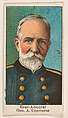 Rear-Admiral George A. Converse, from the Navy Candy series (E2) for The Lauer & Suter Co., The Lauer & Suter Co., Baltimore American, Commercial color lithograph