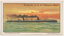 Winslow, U. S. N. Torpedo Boat, from the Nation's Pride series (E4), Anonymous, American, 20th century  American, Commercial color lithograph