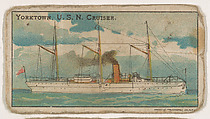 Yorktown, U.S.N. Cruiser, from the Nation's Pride series (E4), Anonymous, American, 20th century American, Commercial color lithograph