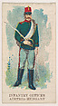 Infantry Officer, Austria-Hungary, from the Military Caramels series (E5), Philadelphia Caramel Co., Camden, New Jersey or by American, Commercial color lithograph