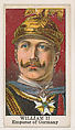 William II, Emperor of Germany, from the Rulers series (E6) for The Lauer & Suter Co., The Lauer & Suter Co., Baltimore American, Commercial color lithograph